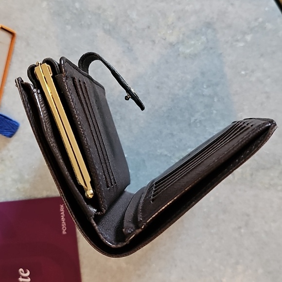 ✨️AUTHENTIC✨️ Louis Vuitton Ebene Damier Kiss Wallet - Picture 4 of 16